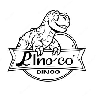 Pagina Para Colorear Del Logo De Dinoco 59005-49004