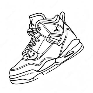 Pagina Para Colorear De Air Jordans En Accion 59217-49165