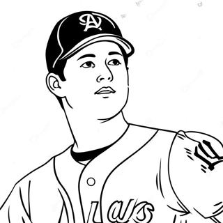 Pagina Para Colorear De Shohei Ohtani 59246-49178