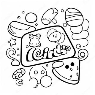 Pagina Para Colorear Del Logo De Nerds Candy 59286-49223