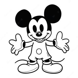 Pagina Para Colorear De Mickey Mouse En Un Disfraz Espeluznante 59377-49295