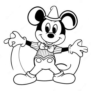 Pagina Para Colorear De Mickey Mouse En Un Disfraz Espeluznante 59377-49296