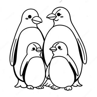 Paginas Para Colorear De Una Linda Familia De Pinguinos 59397-49309