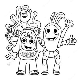 Pagina Para Colorear De Doodlebops 59466-49362