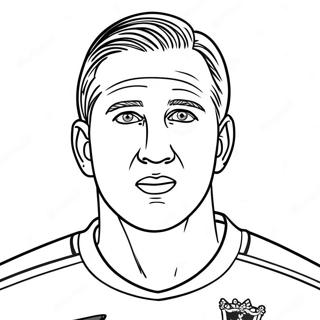 Harry Kane Páginas Para Colorear