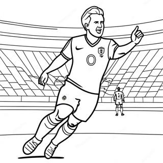 Pagina Para Colorear De Harry Kane Anotando Un Gol 59527-49414