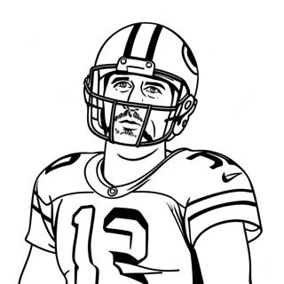 Pagina Para Colorear De Aaron Rodgers 59536-49420