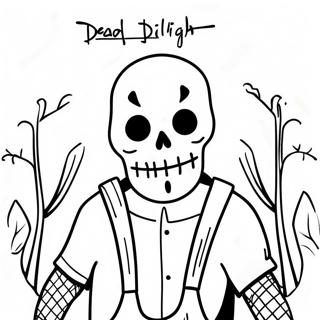 Pagina Para Colorear Del Logo De Dead By Daylight 59546-49424