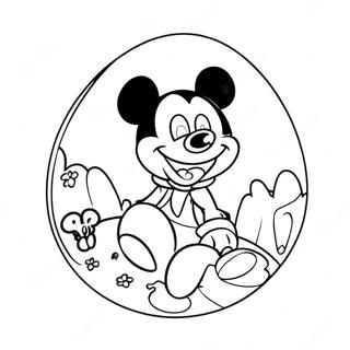 Pagina Para Colorear De Huevo De Pascua De Mickey Mouse 59617-49478