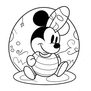 Pagina Para Colorear De Huevo De Pascua De Mickey Mouse 59617-49480