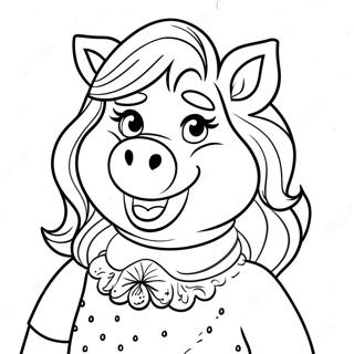 Cerdita Piggy Páginas Para Colorear