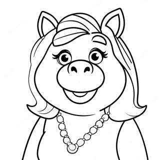 Pagina Para Colorear De Miss Piggy 59646-49499