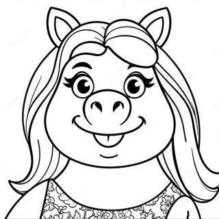 Pagina Para Colorear De Miss Piggy 59646-49500