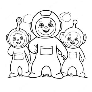 Pagina Para Colorear De Teletubbies 5964-4761