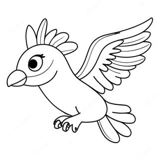 Pagina Para Colorear De Articuno Majestuoso Volando 59727-49572