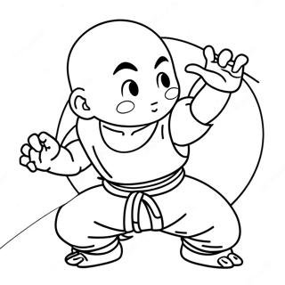 Pagina Para Colorear De Krillin 59826-49646