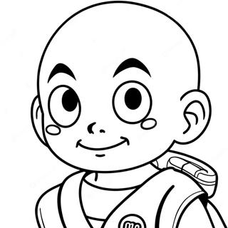 Pagina Para Colorear De Krillin 59826-49647