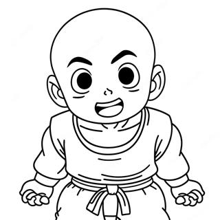 Pagina Para Colorear De Krillin 59826-49648