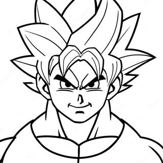 Pagina Para Colorear De Goku En Forma De Super Saiyan 59867-49679