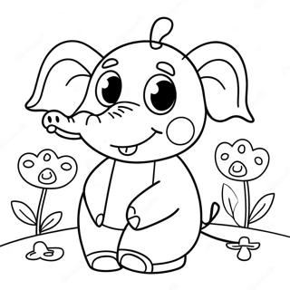 Pagina Para Colorear De Emily Elephant Peppa Pig 59916-49722