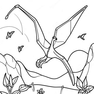 Pagina Para Colorear De Pteranodon Volador 59987-49782