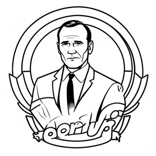 Coulson Con El Logo Del Escudo Pagina Para Colorear 60287-50015