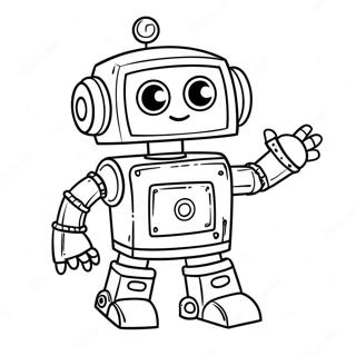 Robot Pj En Accion Pagina Para Colorear 60307-50034