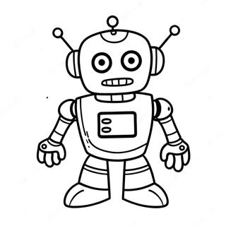 Robot Pj En Accion Pagina Para Colorear 60307-50035