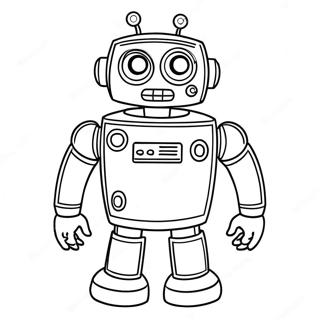 Robot Pj En Accion Pagina Para Colorear 60307-50036