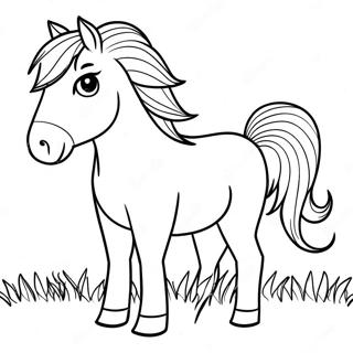 Pagina Para Colorear De Pony Shetland 60336-50054