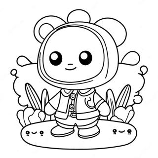 Pagina Para Colorear De Personajes Lindos De Funko Pop 6035-4822