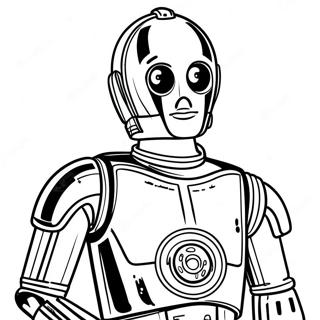 C3po Páginas Para Colorear