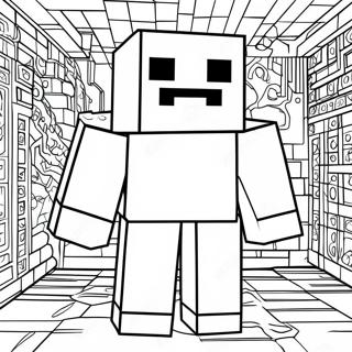 Ghast De Minecraft Páginas Para Colorear