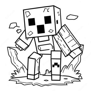 Pagina Para Colorear De Ghast De Minecraft 60486-50180