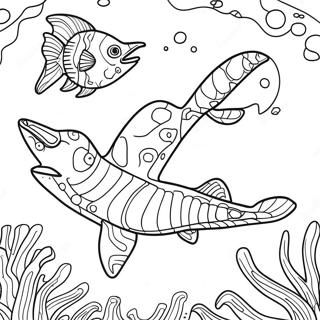 Helicoprion Páginas Para Colorear