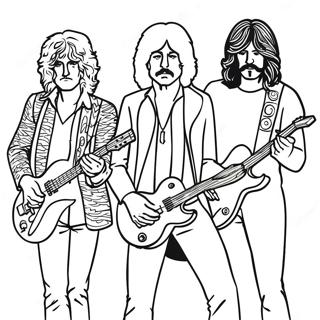 Led Zeppelin Páginas Para Colorear