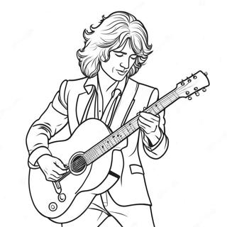 Pagina Para Colorear Jimmy Page Tocando La Guitarra 60537-50222