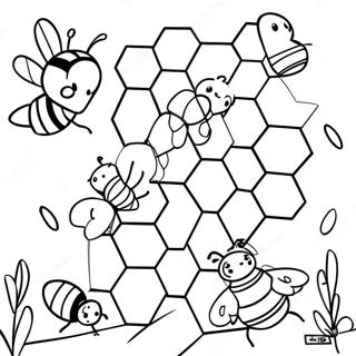 Pagina Para Colorear De Simulador De Enjambre De Abejas 60676-50332