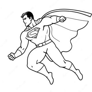 Pagina Para Colorear De Superman Volando En Accion 60717-50360