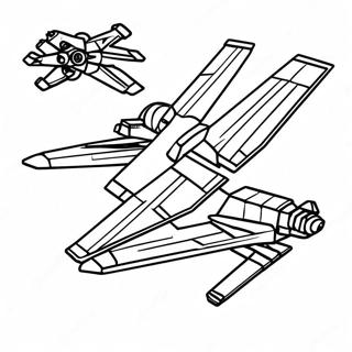 Pagina Para Colorear De Caza Estelar X Wing 60766-50405