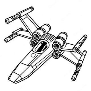 Pagina Para Colorear De Caza Estelar X Wing 60766-50406