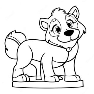 Pagina Para Colorear Del Valiente Personaje Underdog 60937-50531