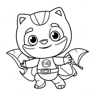 Pj Masks Gekko Móvil Páginas Para Colorear