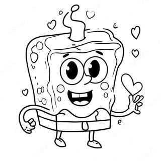 Pagina Para Colorear De San Valentin De Spongebob 61086-50655