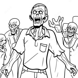 Pagina Para Colorear De Zombis 61146-50707