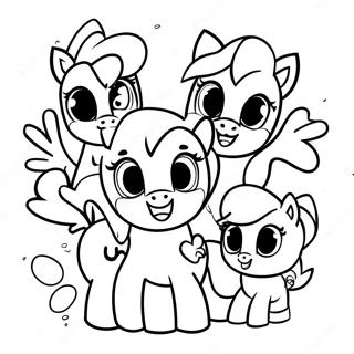 Pagina Para Colorear De My Little Pony Cutie Mark Crew 61176-50728