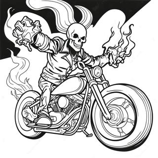 Pagina Para Colorear De Ghost Rider 6124-4891