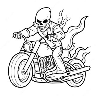 Pagina Para Colorear De Ghost Rider 6124-4892