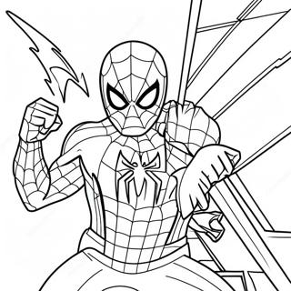 Pagina Para Colorear De Spiderman Y Los Vengadores 61306-50830