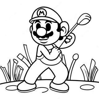 Pagina Para Colorear De Mario Golf 61436-50935